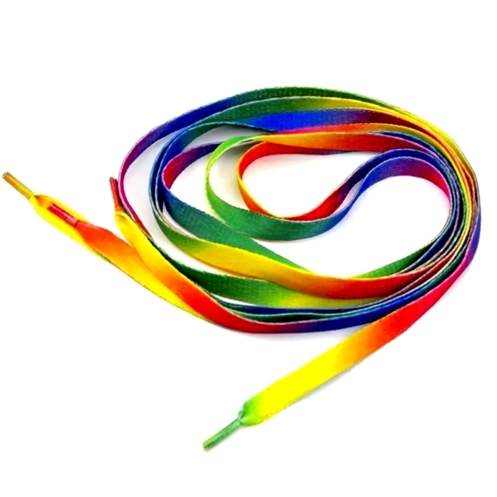 Laces--🌈Rainbow Gradient Shoe Laces 43" length